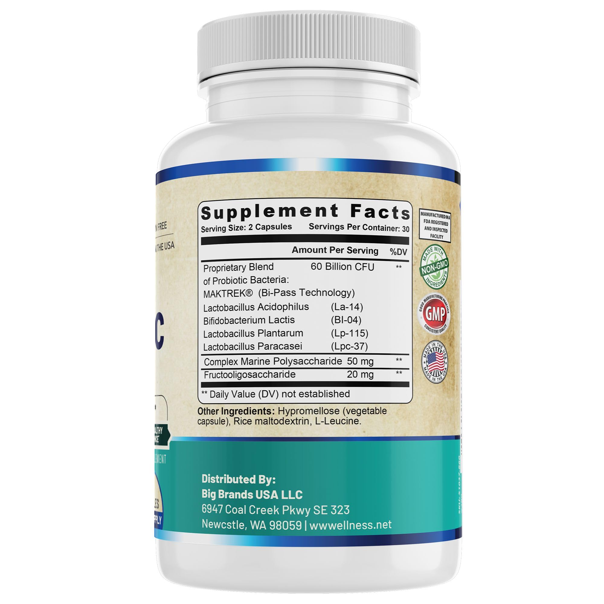 Fabriqué aux États-Unis selon GMP, Whole World Wellness garantit qualité et traçabilité.