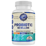Probiotique Whole World Wellness en bouteille: soutien digestif et équilibre intestinal.