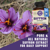 WHOLE WORLD WELLNESS safran extrait, certification NSF garantissant qualité et traçabilité.