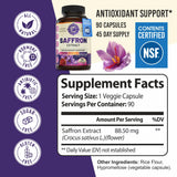 WHOLE WORLD WELLNESS safran extrait, production USA et contrôle qualité.
