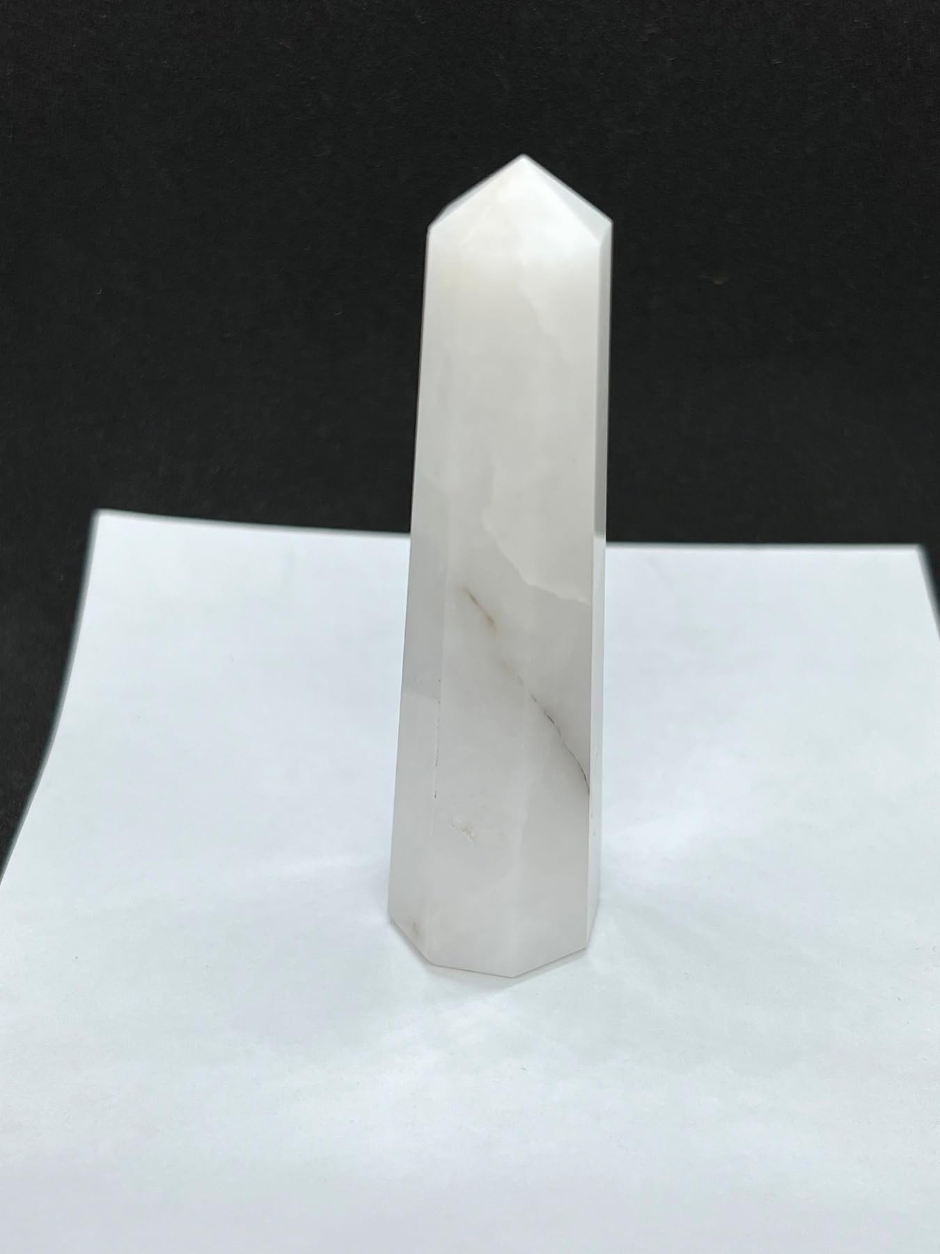 Wholesale Gem Shop choix d’une pièce unique en quartz des neiges obélisk 70 mm.