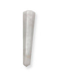 Wholesale Gem Shop détails facette de l'obélisque en quartz des neiges 70 mm.