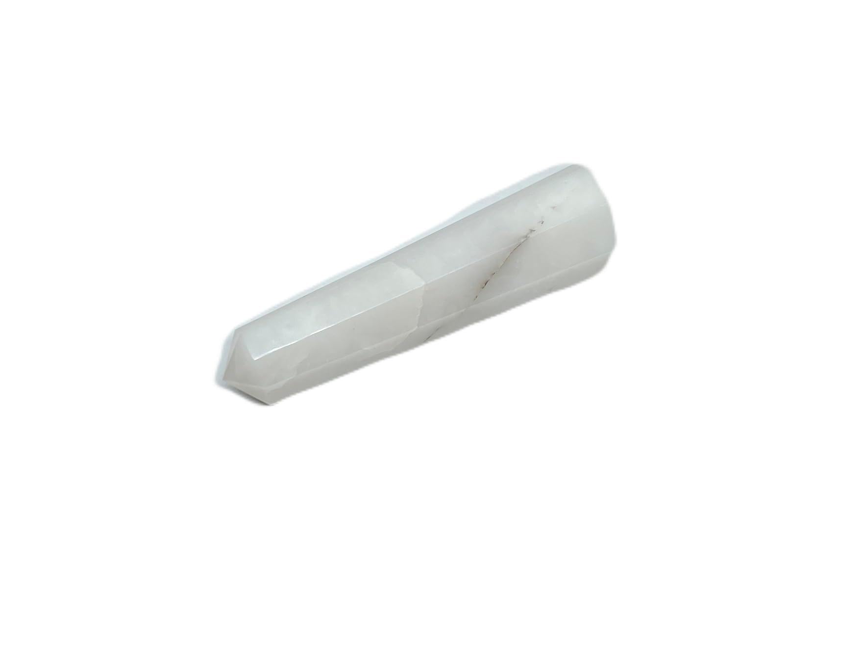 Wholesale Gem Shop quartz des neiges obélisk 70 mm pour méditation et protection.