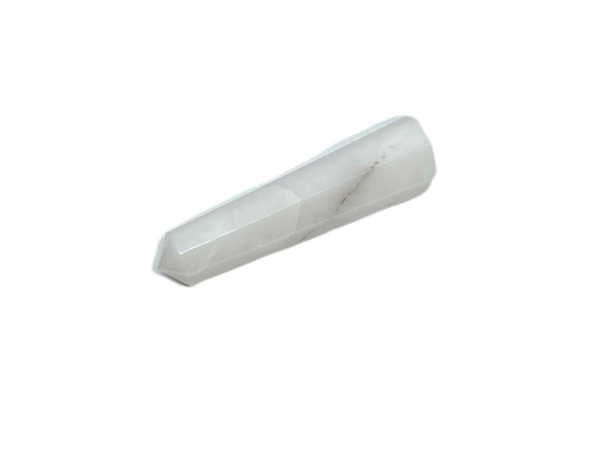 Wholesale Gem Shop quartz des neiges obélisk 70 mm pour méditation et protection.