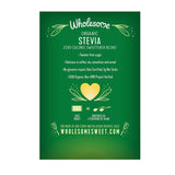 Wholesome Stevia Organique – sachets dosés, idéal pour boissons chaudes.