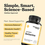 Capsules Berberine Wholesome Story ouvertes, faciles à intégrer dans la routine quotidienne.