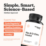 Wholesome Story D-Chiro-Inositol : bouteille pour soutenir le cycle menstruel.