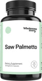 Wholesome Story Saw Palmetto, flacon gélules, soutien potentiel de l’équilibre hormonal.