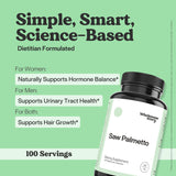 Wholesome Story Saw Palmetto, emballage pratique, routine quotidienne simplifiée.