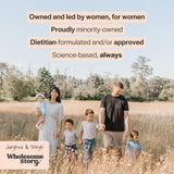 Wholesome Story Service client familial : promesse d'accompagnement et satisfaction.