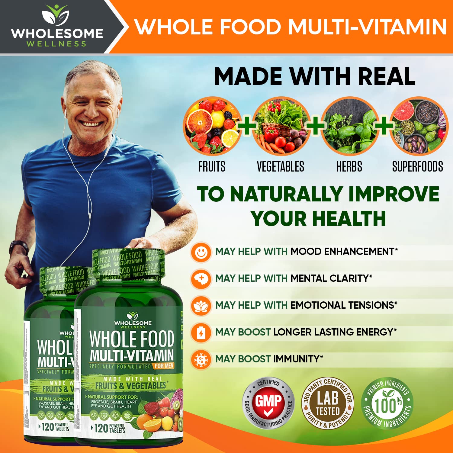 Wholesome Wellness – cerise acérola et vitamine C naturelle pour l'apport quotidien.