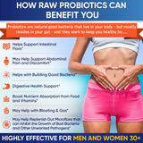 Wholesome Wellness Formulé par médecin – Probiotiques adaptés aux adultes.