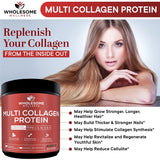 Wholesome Wellness Membrane-oeuf, source specifique collagene pour articulations.