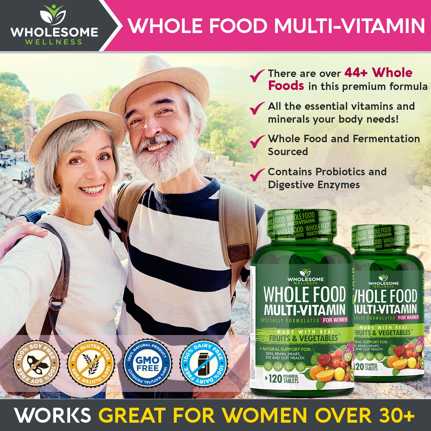 Wholesome Wellness: super-aliments et extraits botaniques pour la nutrition quotidienne.