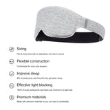 Whoop Masque de Sommeil Restoratif, ajustable pour toutes les tailles sans tirer les cheveux.
