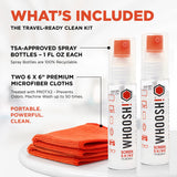 WHOOSH Screen Shine Go lingette microfibre, essuyage en douceur pour écrans délicats.