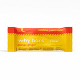 Why Bars Mango Ginger en main, collation rapide en déplacement.