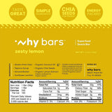 WHY BARS myrtille, barre protéinée vegan et riche en fibres