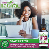 Why Not Natural Vitamine B12 Folate – formulation végan sans produits d'origine animale.
