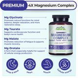 Why Not Natural magnésium 4 en 1 – Capsules en gros plan, absorption efficace