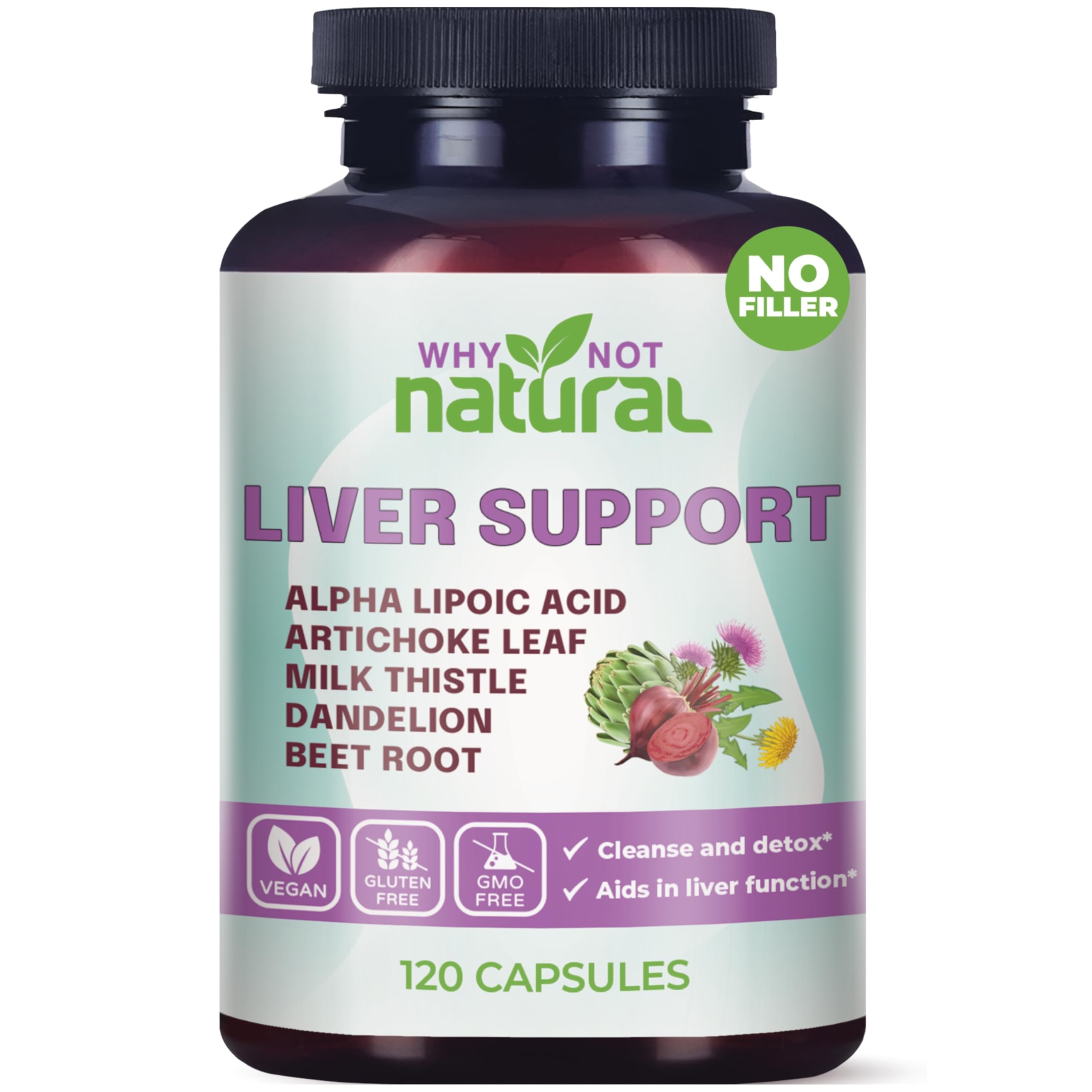 Why Not Natural Sante-du-foie - Bouteille prête pour une routine detox potentielle.