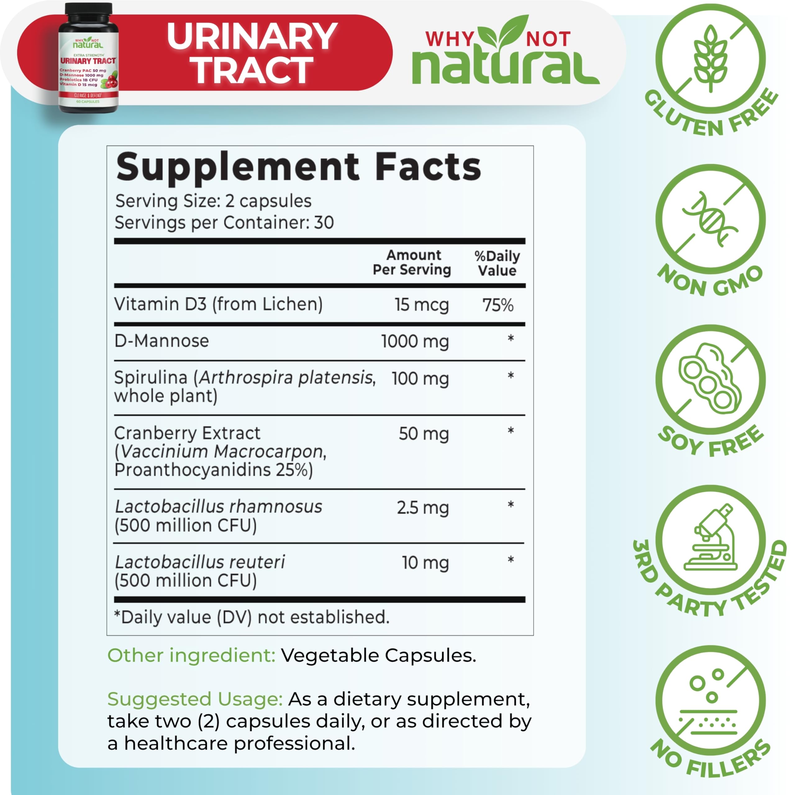 Why Not Natural vitamine D3: possibilité de renforcer la paroi vésicale.