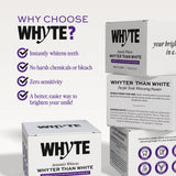WHYTE fraîcheur menthe laisse une bouche propre et rafraîchie.