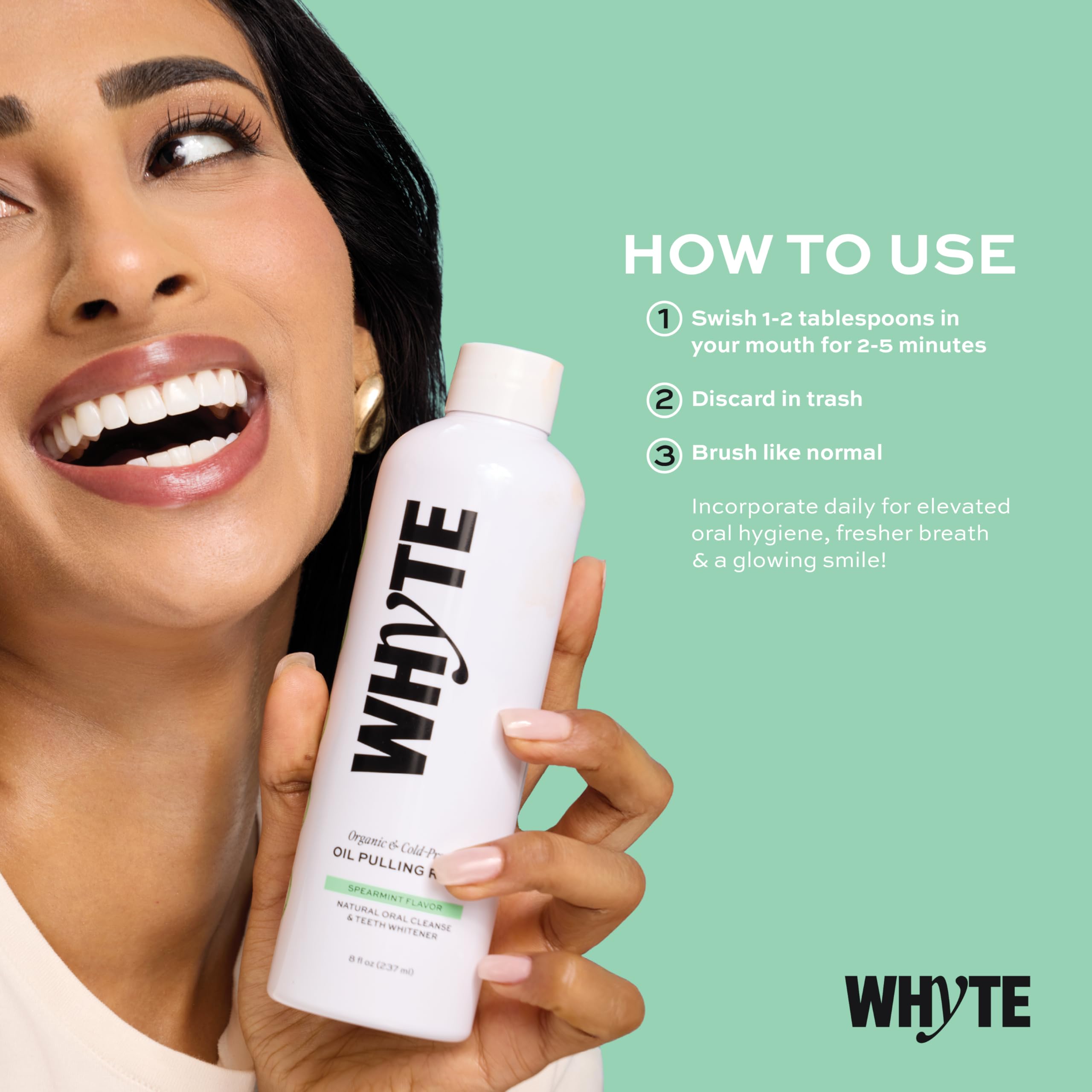 WHYTE Utilisation quotidien – soin buccal naturel et sans additifs