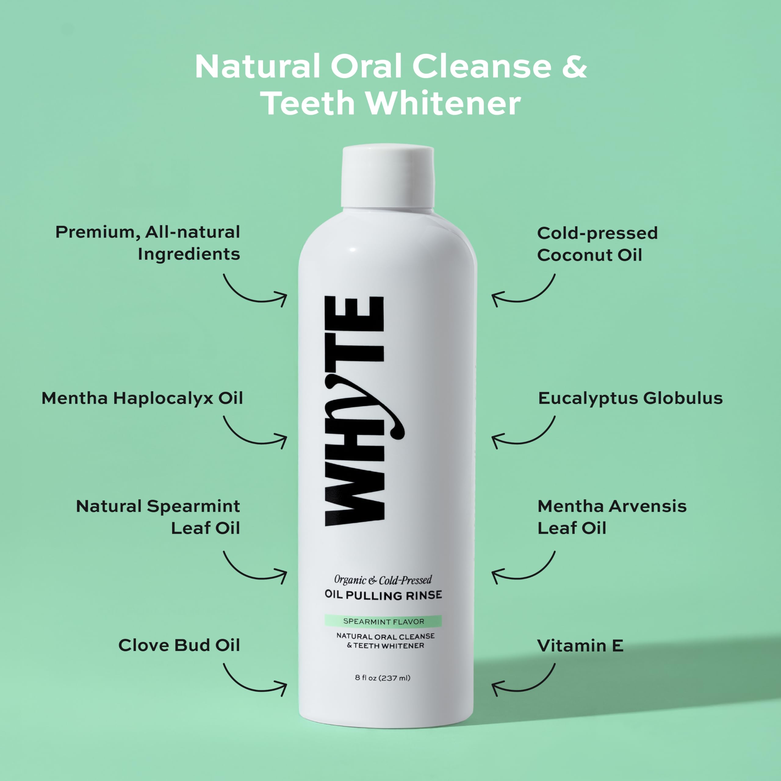 WHYTE Goutte coco-tirage menthe – dosage précis pour une bouche nette