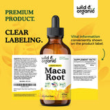 Wild & Organic Maca: à ajouter dans eau ou jus quotidiennement.