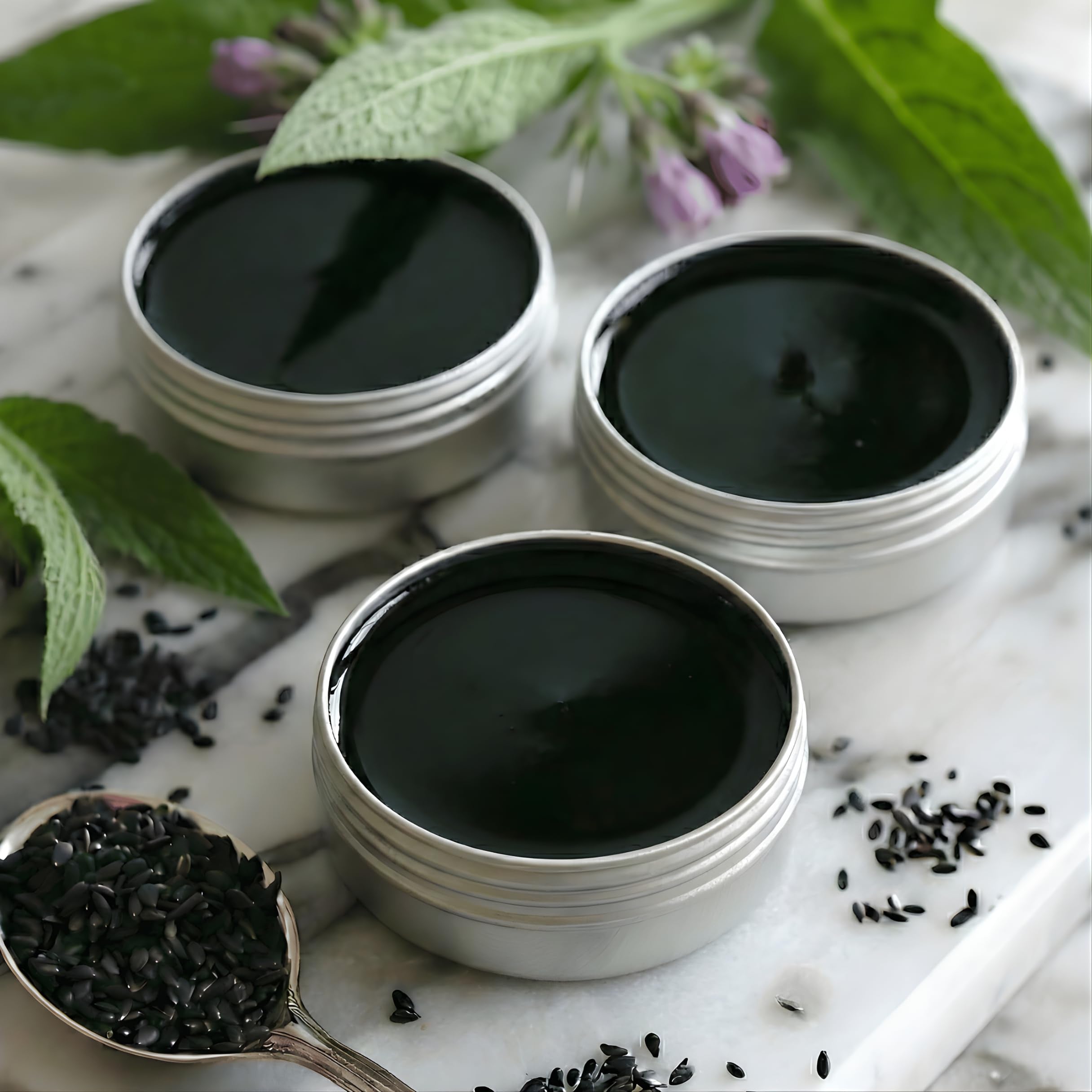Huile de nigelle pure, première pression, nourrissante pour la peau.