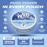 Wild Pouches emballage 5-pack pratique à emporter partout.