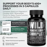 Glycinate et Bisglycinate dans Wild Foods Magnésium Complex favorisent une meilleure tolérance.