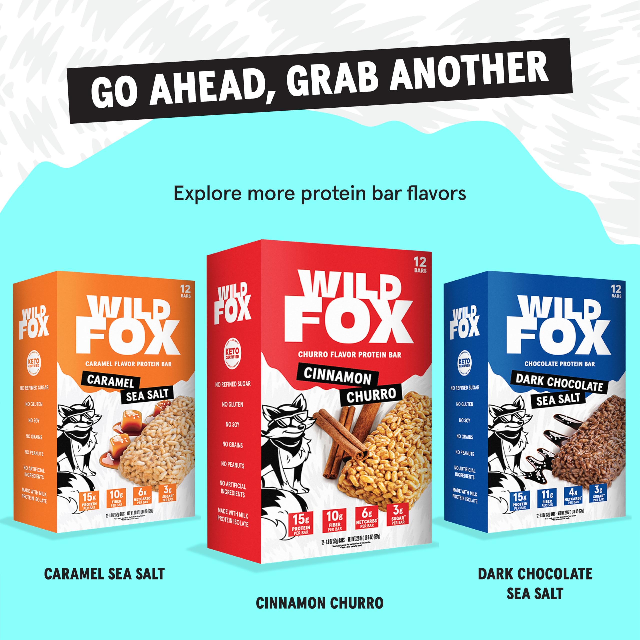 Barre Wild Fox énergie rapide : parfaite entre deux activités.