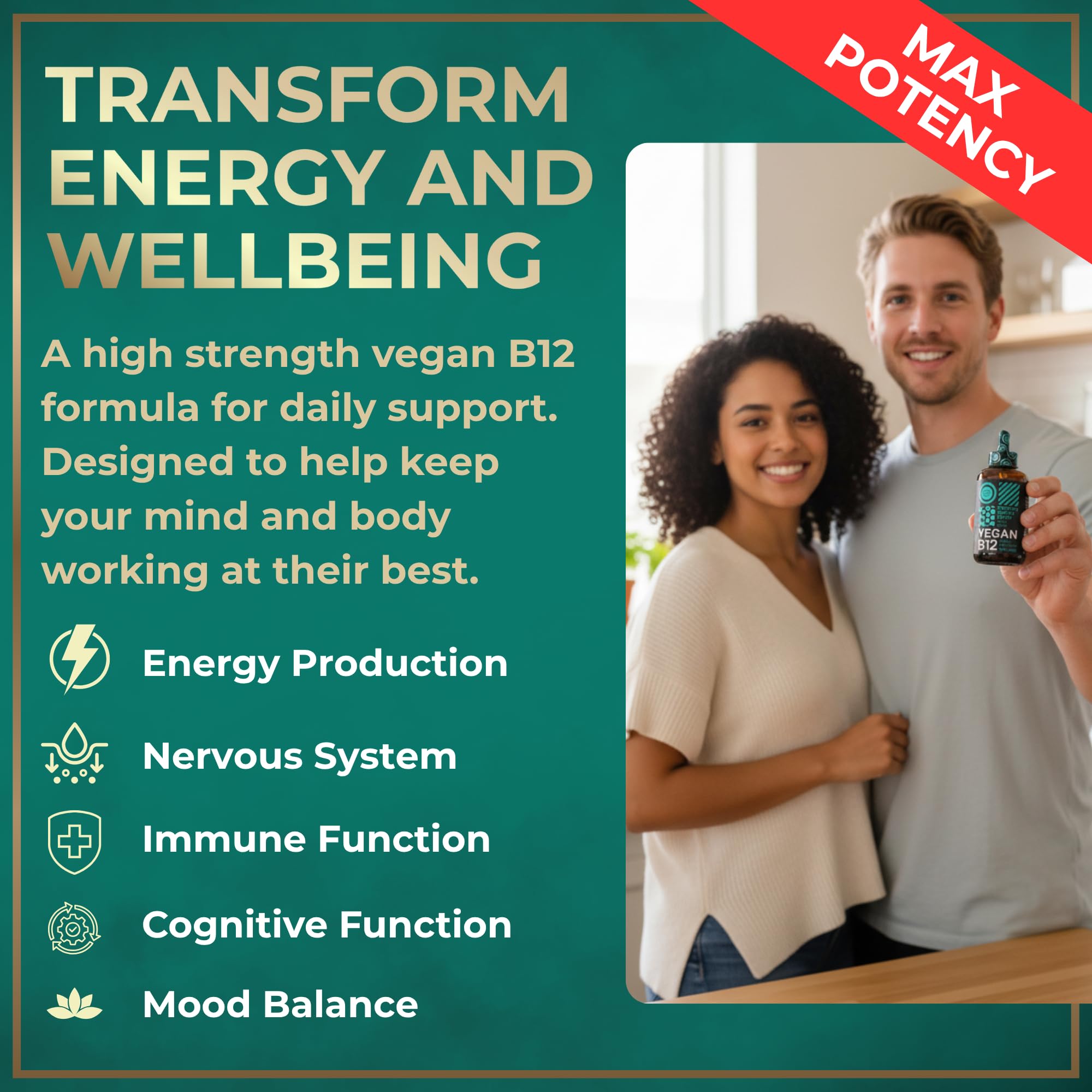 Wild Fuel B12 : goutte sous langue citron, absorption rapide.