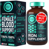 Wild Fuel Fer, bouteille de gélules, apport quotidien en fer pour soutenir l'énergie féminine