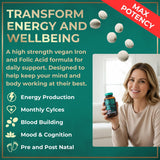 Gélules Wild Fuel Fer en gros plan, dose pratique pour la routine journalière féminine