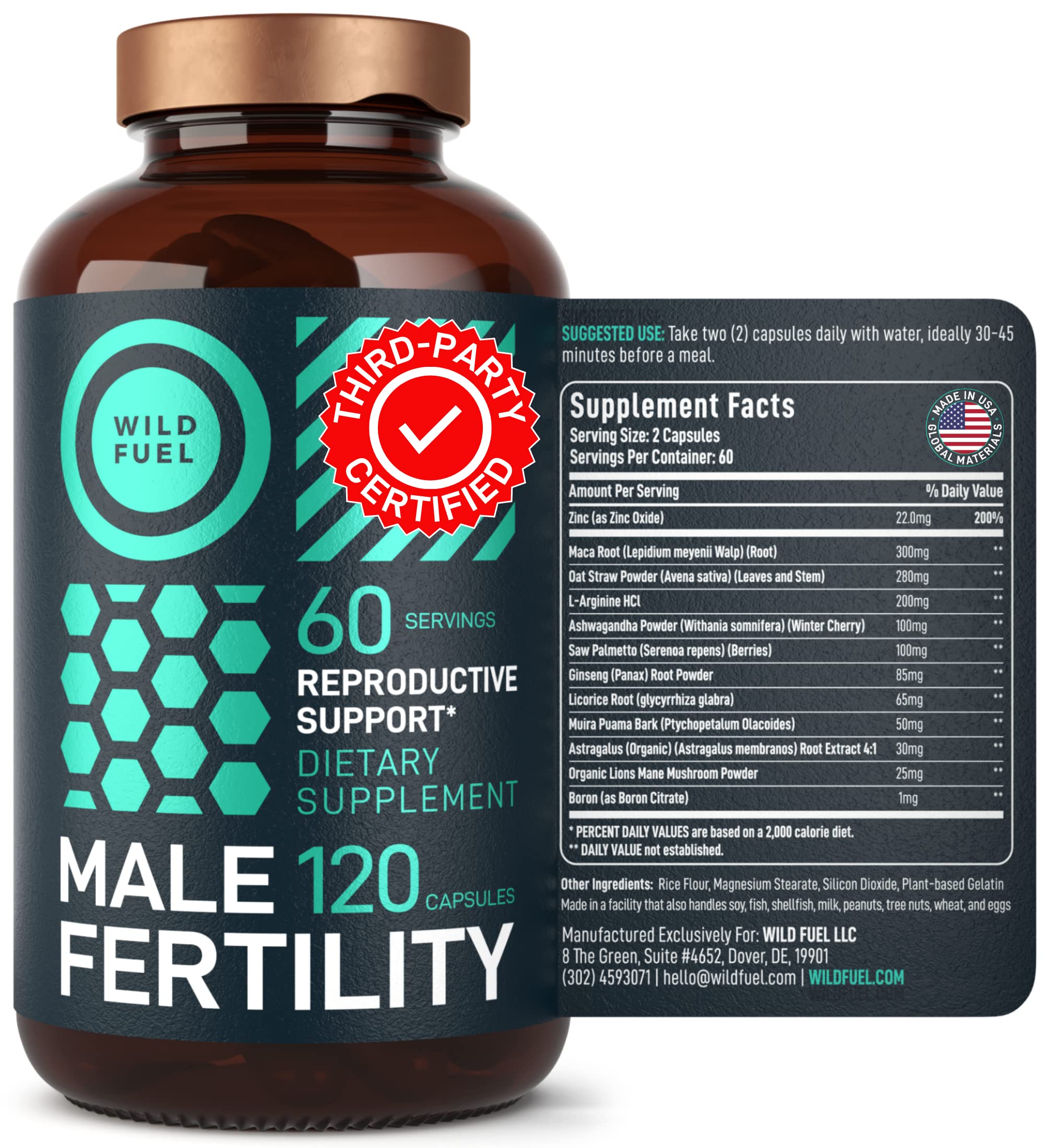 Ginseng Wild Fuel énergie durable et équilibre masculin