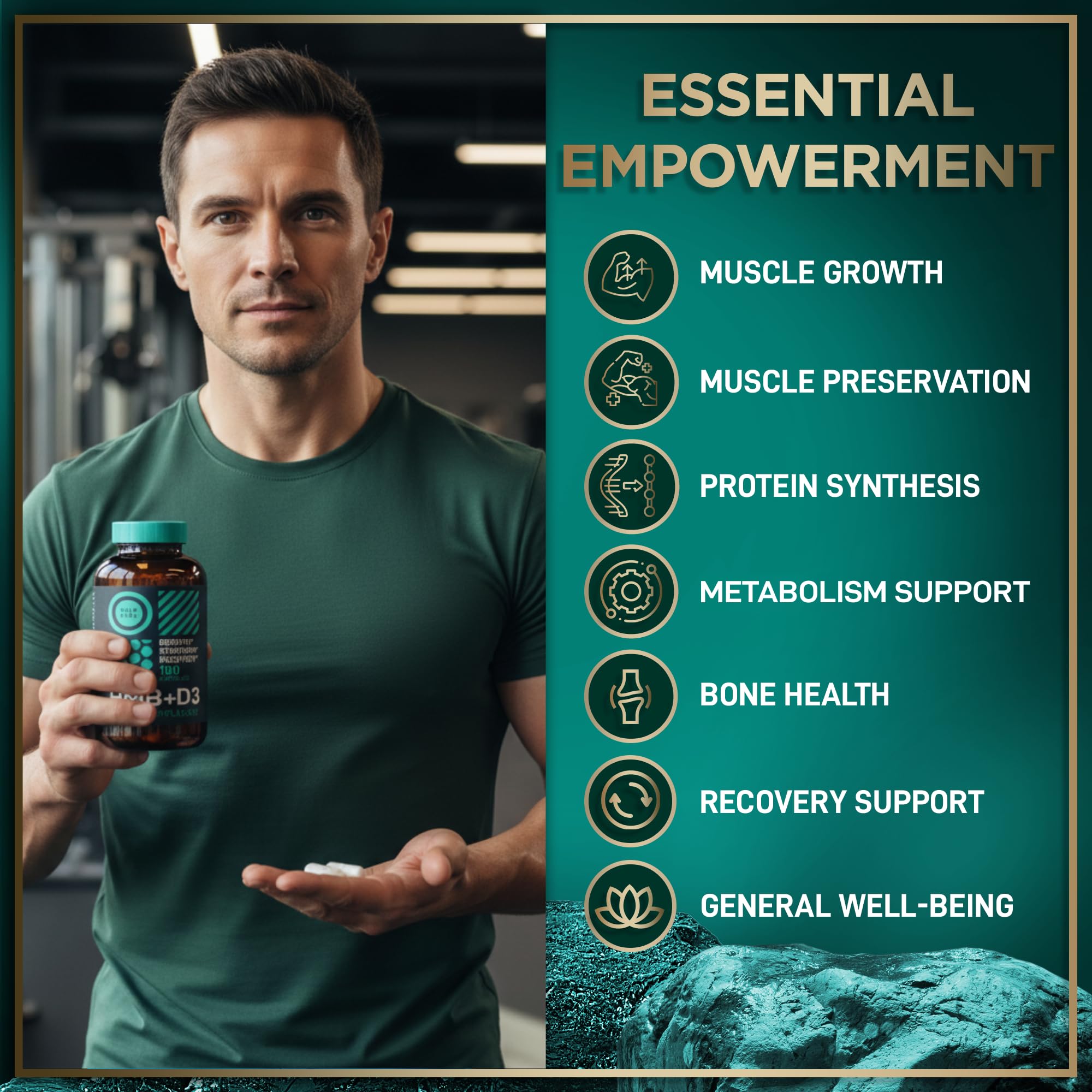 Capsules HMB D3 Wild Fuel prêtes à l'emploi pour pré-entraînement et performance.