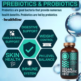 WILD FUEL Probiotic Plus - représentation visuelle de l'amélioration digestive et équilibre