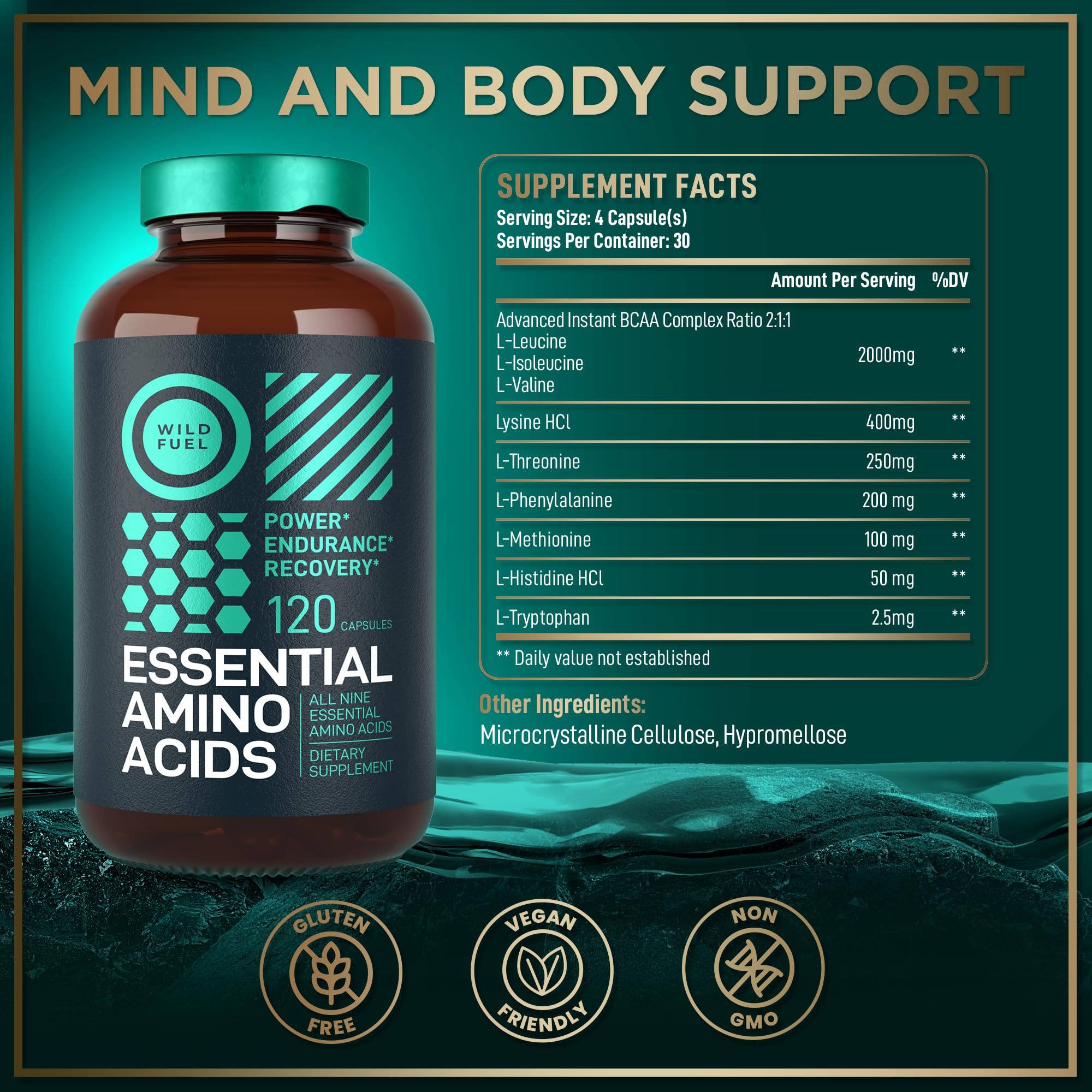 Wild Fuel sans cafeine: ideal pour pre-entraînement sans stimulant.