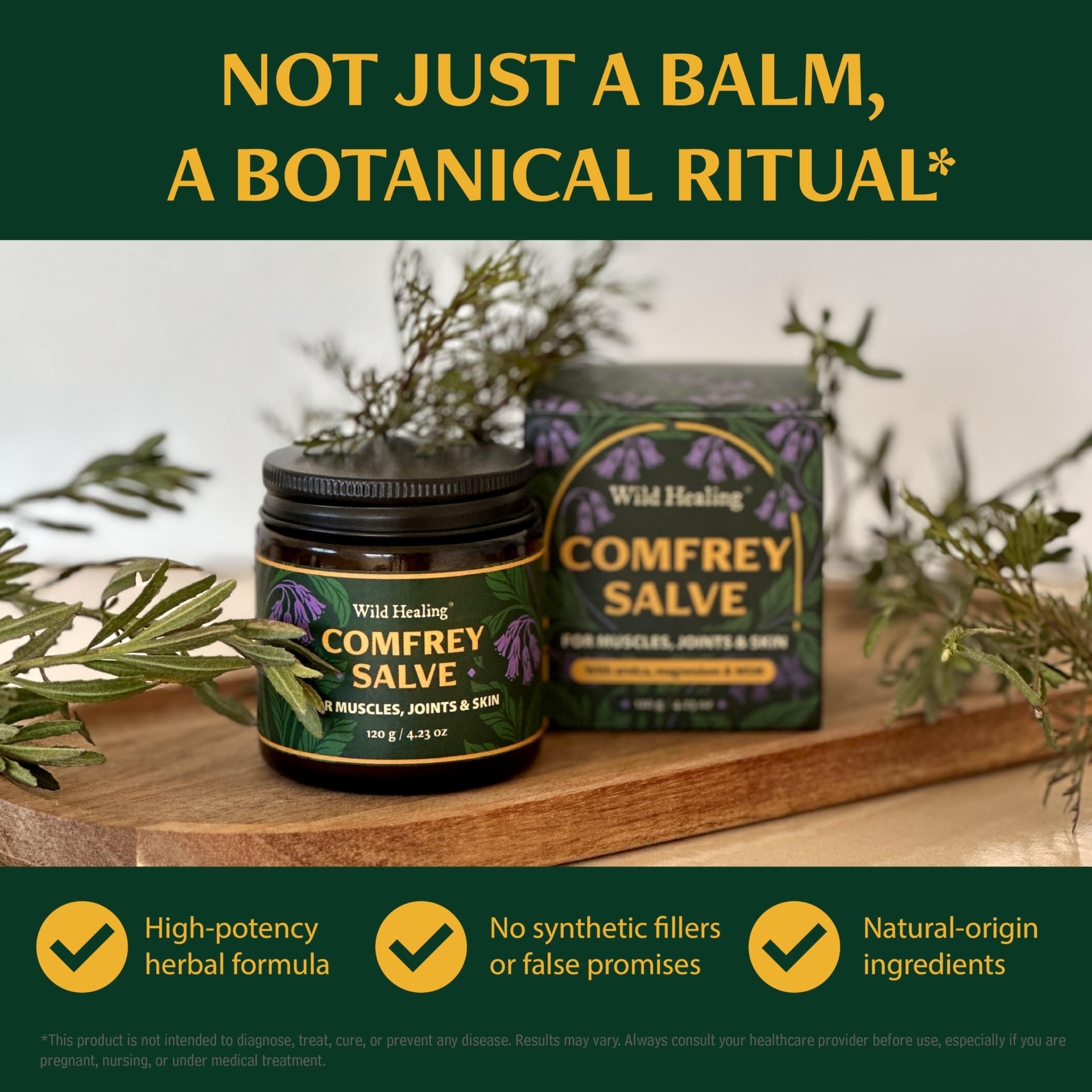 Formule botanique traditionnelle, Wild Healing, mélange pur et sans additifs superflus