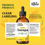Wild & Organic Bacopa Gouttes: 168 portions indiquées sur l’étiquette