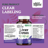 Bouteille Wild & Organic prête à l'emploi pour une routine detox durable.