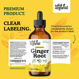 Bouteille Wild & Organic gingembre, solution pratique pour routine quotidienne
