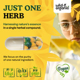 Wild & Organic bromélaïne coating végétal pour une prise agréable.
