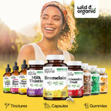 Wild & Organic bromélaïne source d’ananas naturelle et pure.