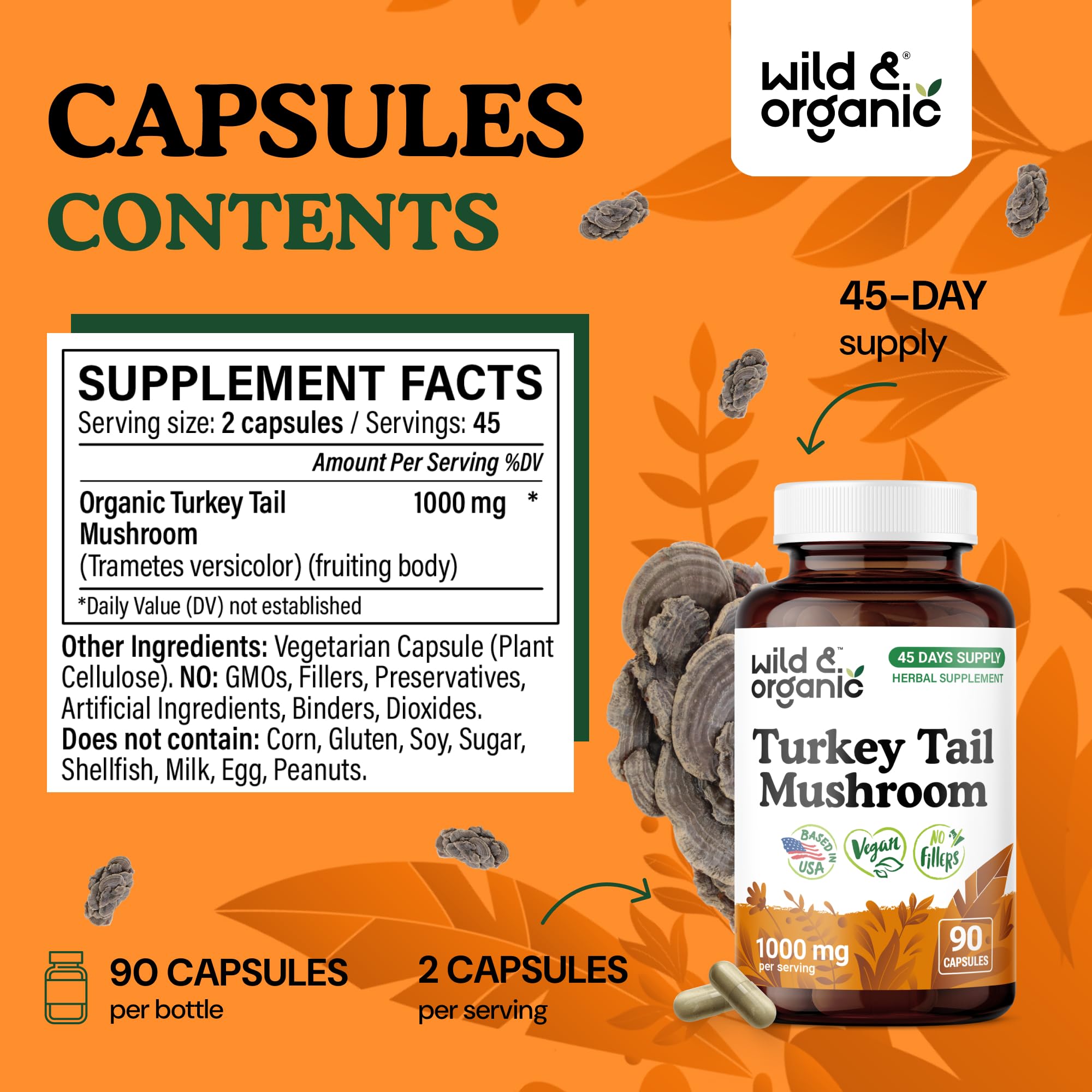 Wild & Organic: capsules faciles à avaler pour votre routine.