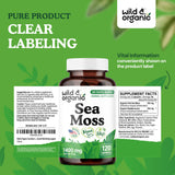 Wild & Organic capsules algues marines : utilisation quotidienne suggérée