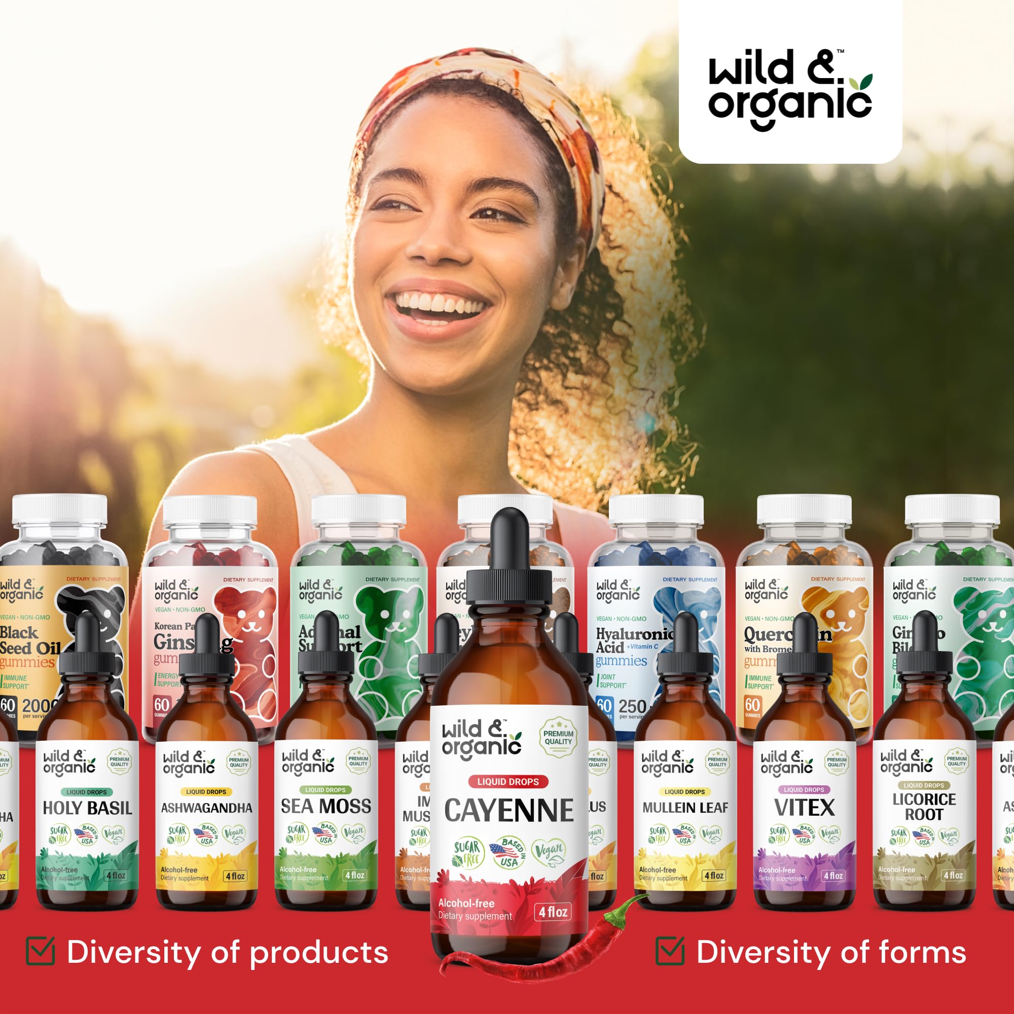 Ambiance cuisine saine et bien-être autour de Wild & Organic Cayenne.